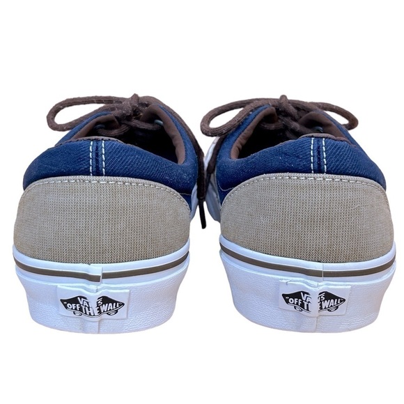 Vans Era T&H Lace-up Canvas Skate Shoe Blue/Khaki/Brown Unisex (M)9/(W)10.5 - Picture 6 of 8